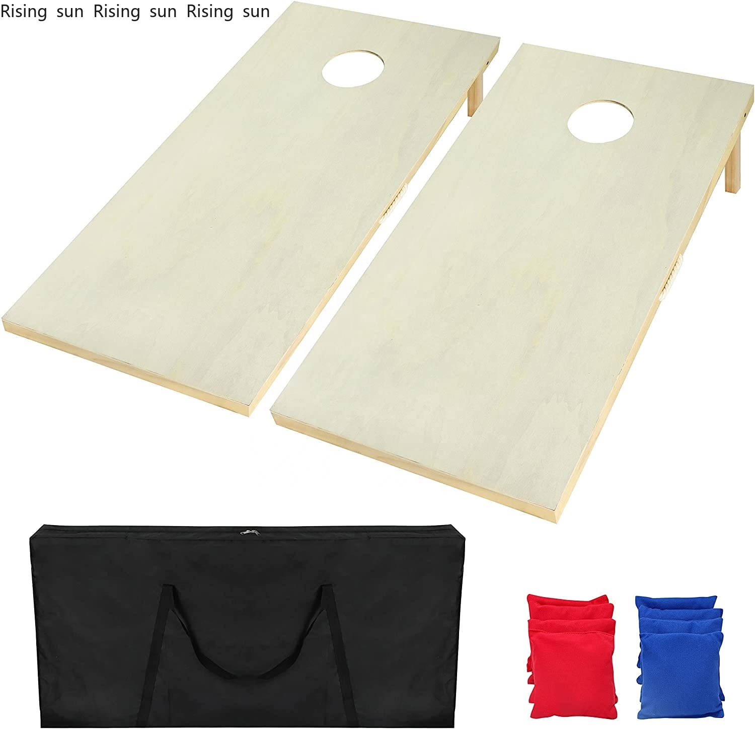 Cornhole Board Set - Papan Permainan Cornhole Kayu Solid Premium