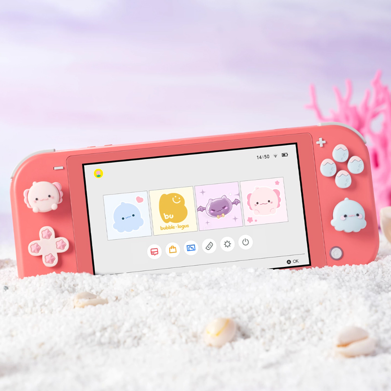 Party Games Nintendo Switch - Stiker Silikon Lembut Tombol D-pad ABXY