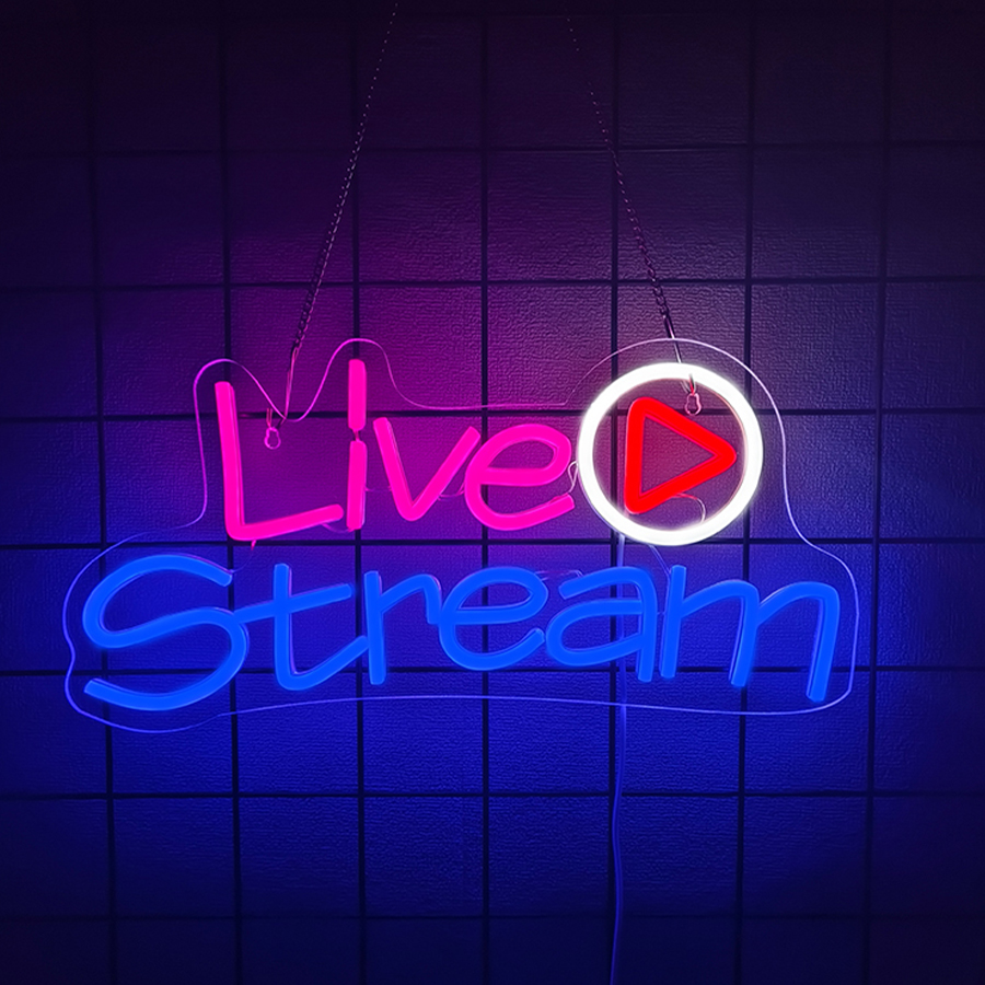 Party Games Stream - Lampu Neon LED untuk Siaran Langsung,