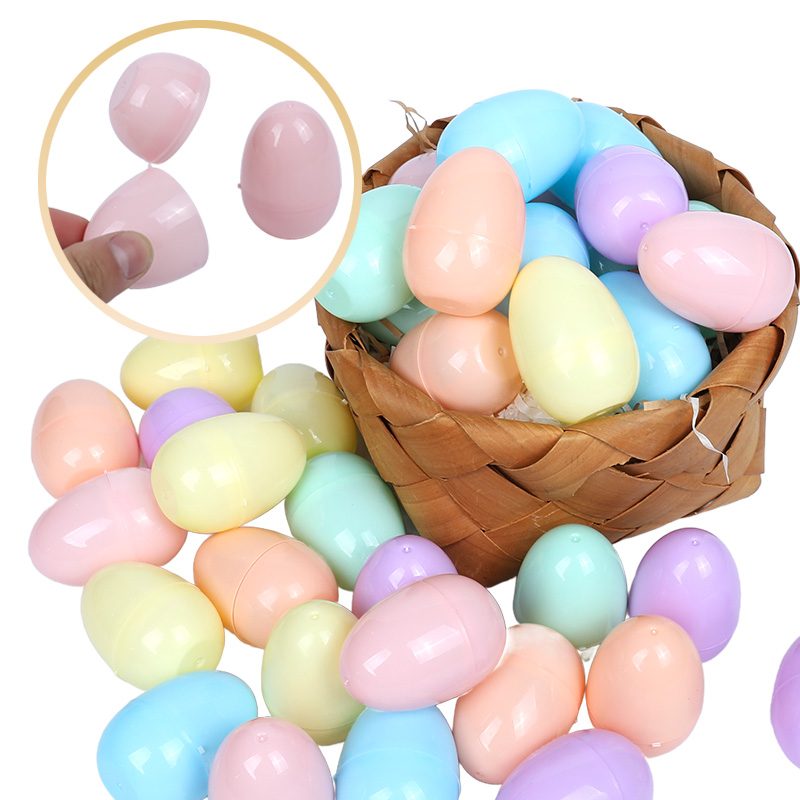 Party Games Egg - 12/24-Pack Plastik Telur Paskah yang Dapat