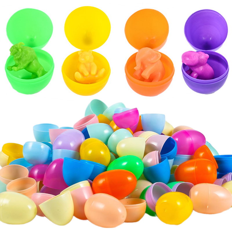 Party Games Egg - 12/24 Buah Telur Paskah Kosong Plastik