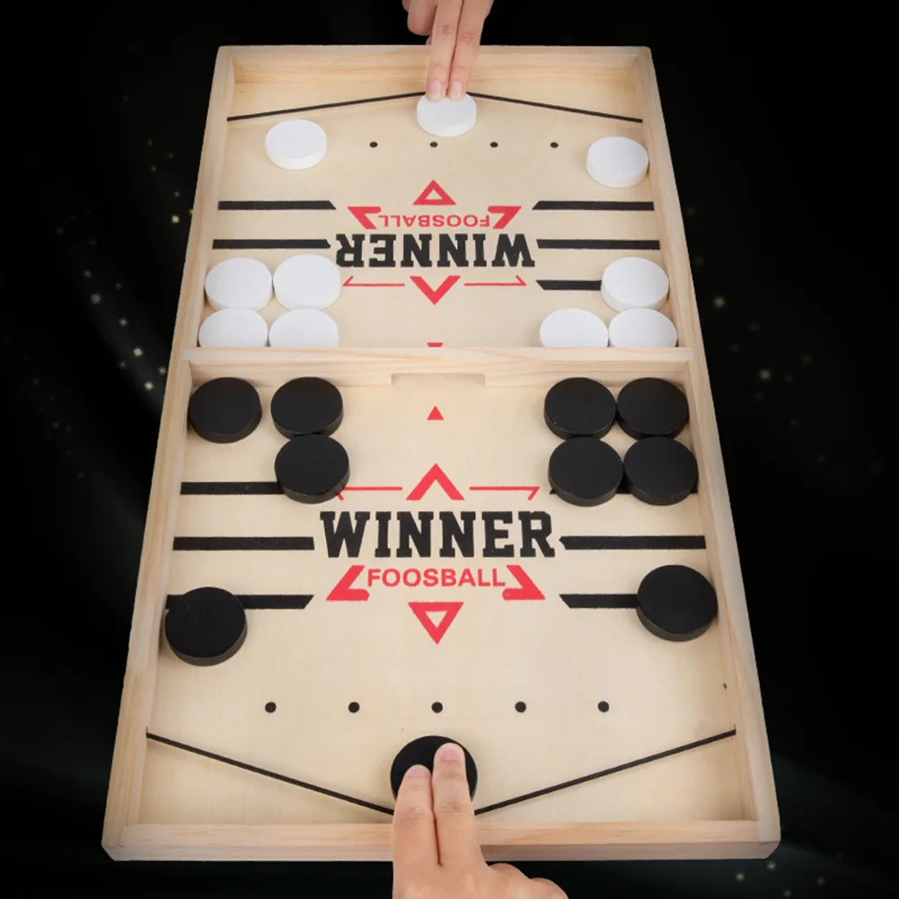 Party Games For 7 People - Sling Puck papan permainan kayu permainan