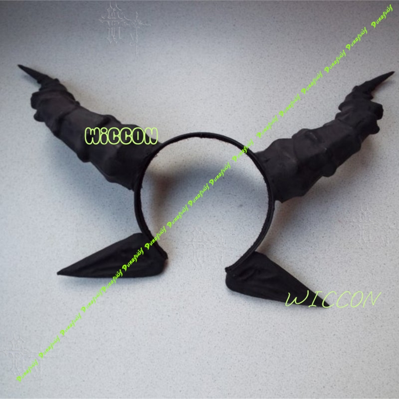 Party Games Stream - Hiasan Kepala Cosplay Anime Demon, Tanduk