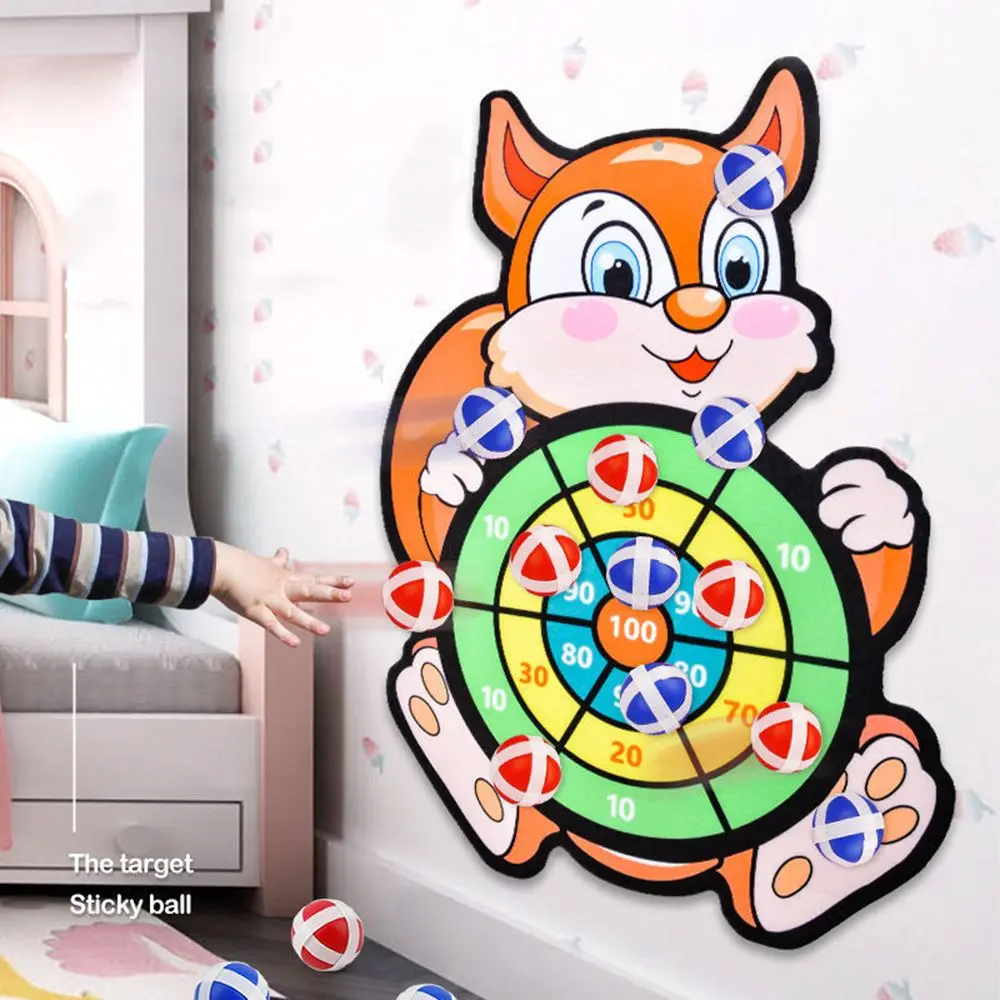 Party Games Indoor - Permainan Lempar Dartboard Edukatif Klasik Kartun