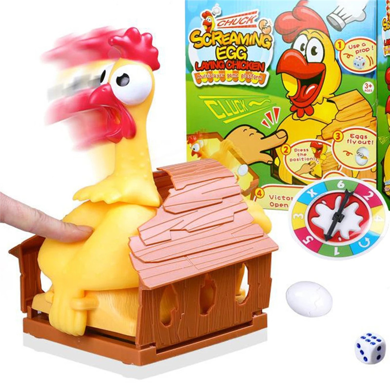 Party Games Egg - Mainan Ayam Keberuntungan lucu, mainan interaksi