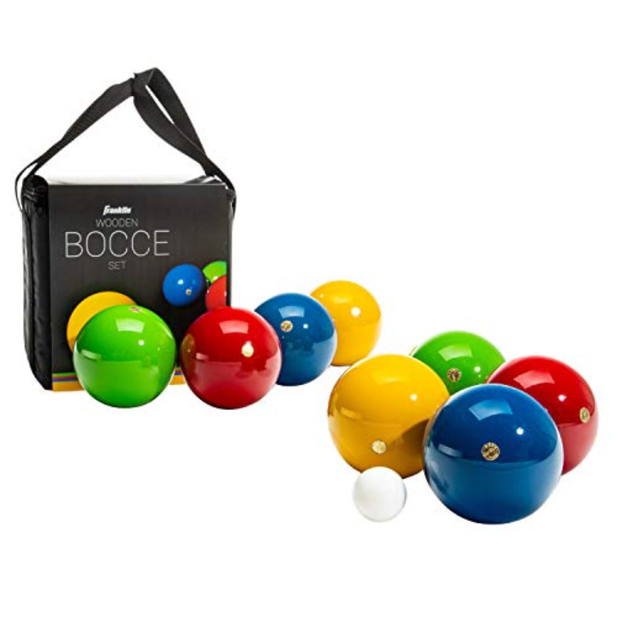 Bocce Ball Lawn - Set Bola Bocce 8 Bola Kayu