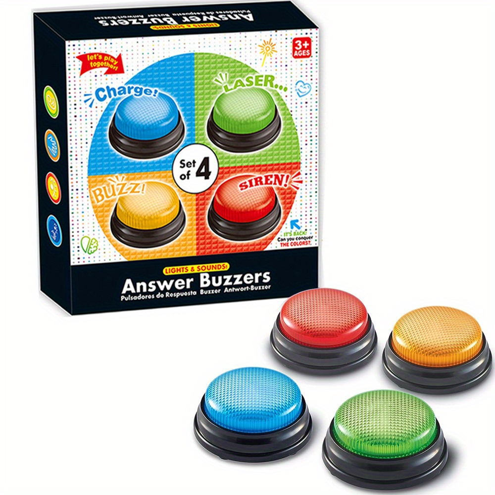 4 Buah Mainan Buzzer Lampu dan - Party Games Quiz ulasan dan harga