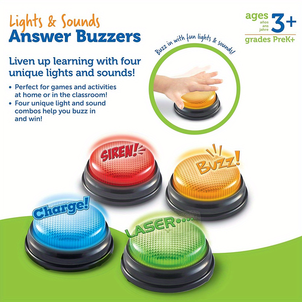 4 Buah Mainan Buzzer Lampu dan - Party Games Quiz ulasan dan harga