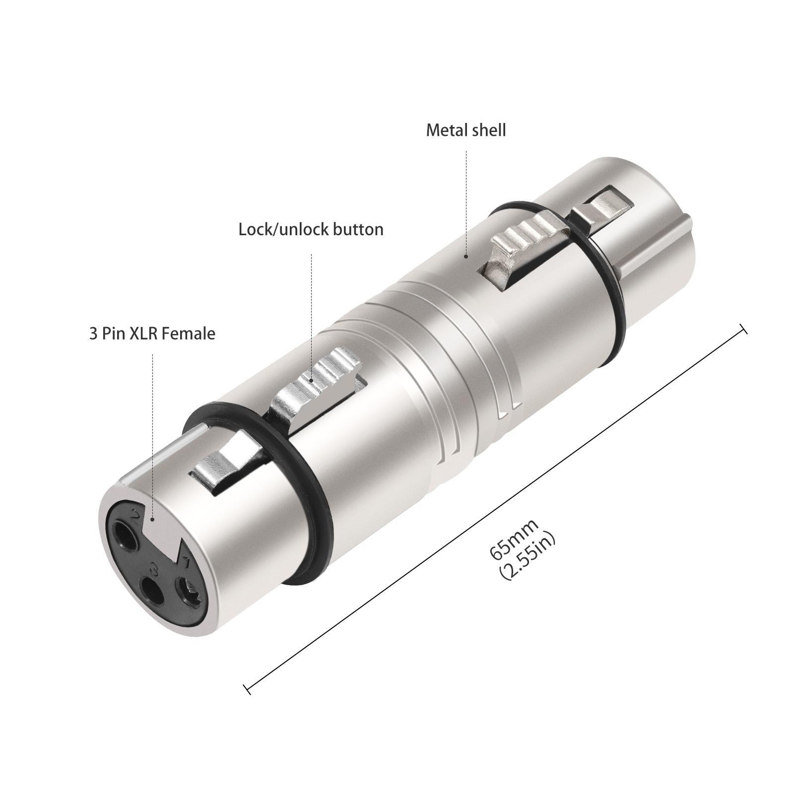 Adaptor XLR, Adaptor Kabel Mik - Party Games Stream ulasan dan harga