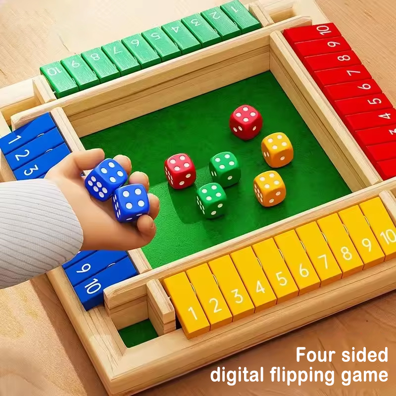 Permainan Kotak Dadu Kayu Kart - Party Games For 7 People ulasan dan harga