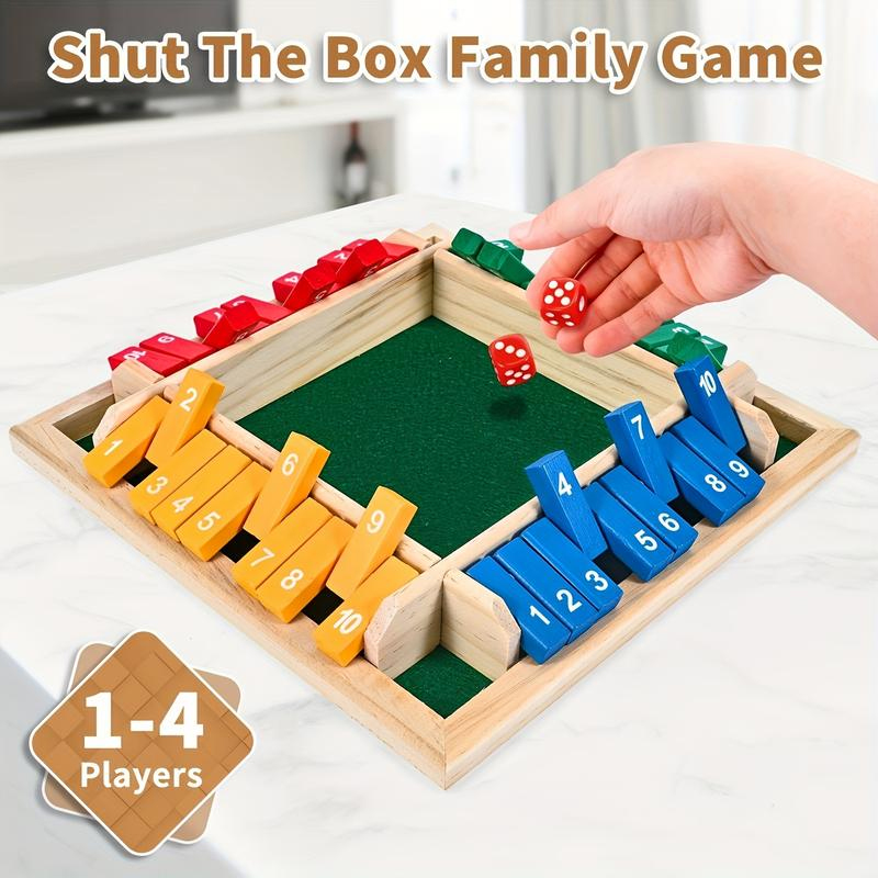 Permainan Kotak Dadu Kayu Kart - Party Games For 7 People ulasan dan harga