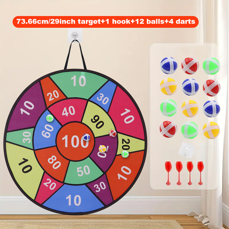 Papan dart bola lengket - 12 b - Party Games Indoor For 6 12 Year Olds ulasan dan harga