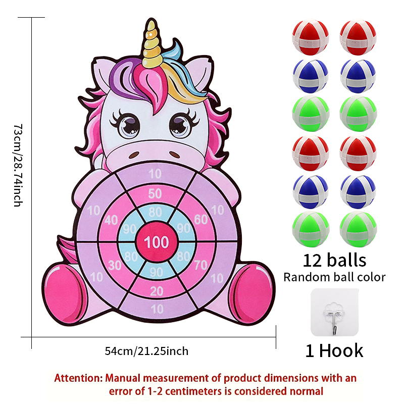 Papan Dart Bola Lengket Besar  - Party Games Indoor For 6 12 Year Olds ulasan dan harga