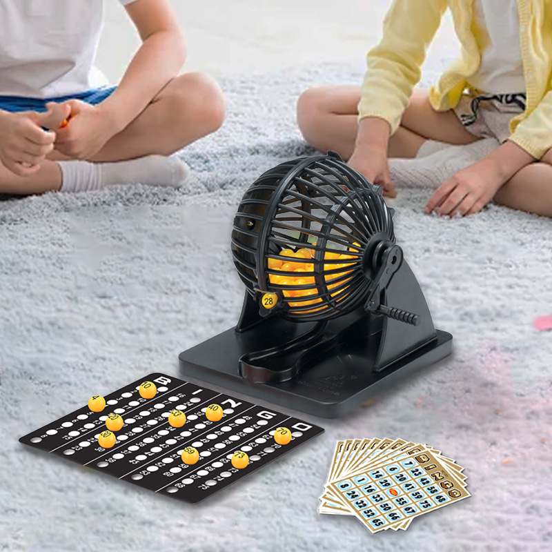 Bingo Lottery Machine Cage swe - Party Games Indoor ulasan dan harga