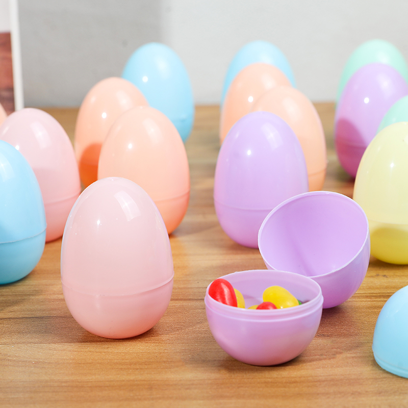 12/24-Pack Plastik Telur Paska - Party Games Egg ulasan dan harga