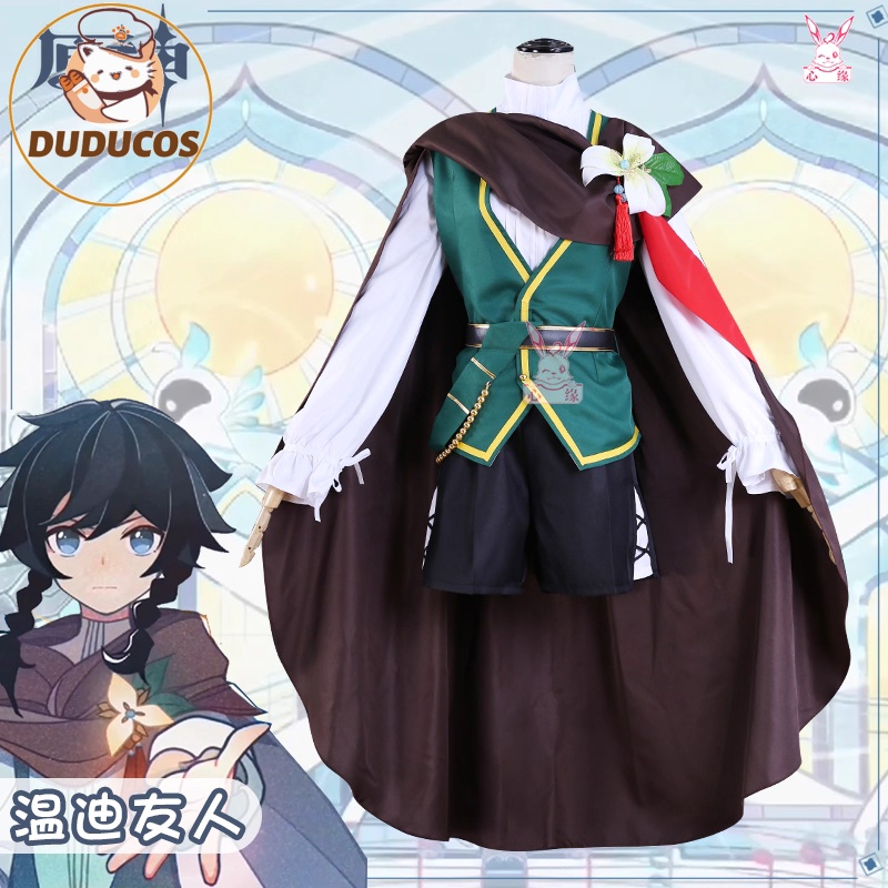 Kostum Cosplay Venti Genshin I - Play Friends Party Games ulasan dan harga
