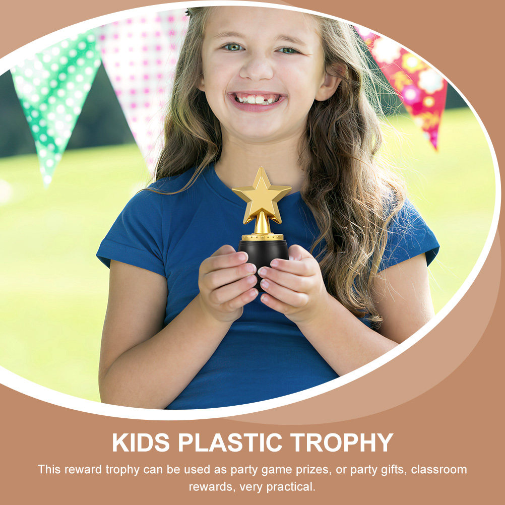 5 Buah Piala Bintang Plastik u - Kids Party Games ulasan dan harga