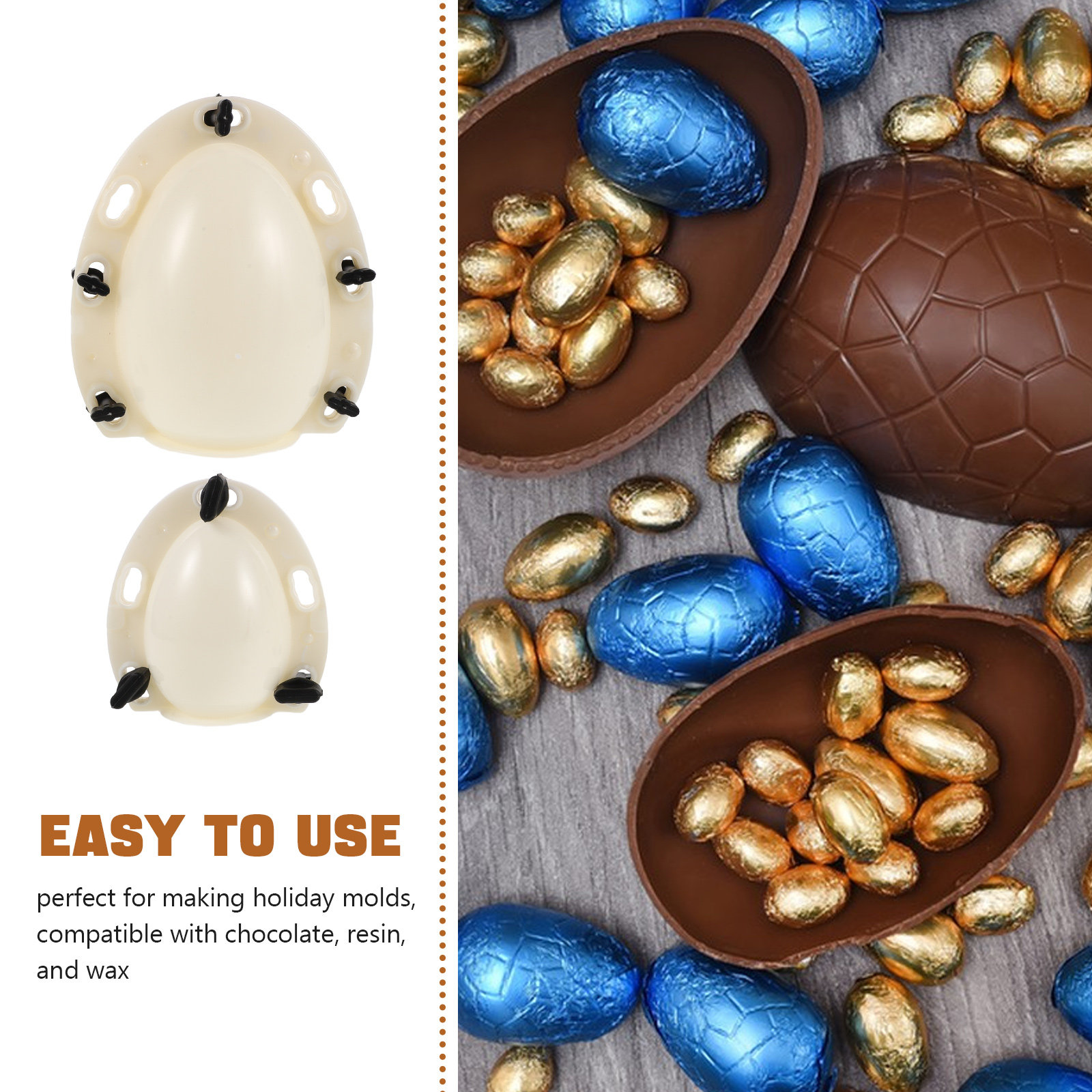 2 Buah Cetakan Telur Plastik,  - Party Games Egg ulasan dan harga