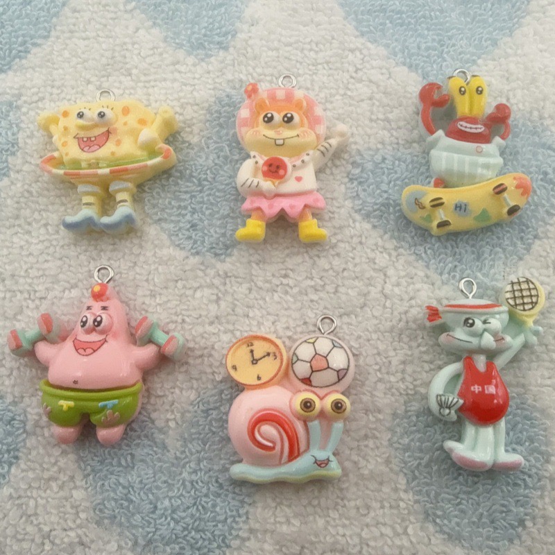 10 buah liontin resin kartun,  - Party Games Ideas ulasan dan harga