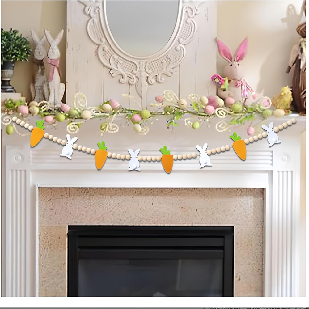 Kelinci kelinci wortel Garland - Party Games Egg ulasan dan harga