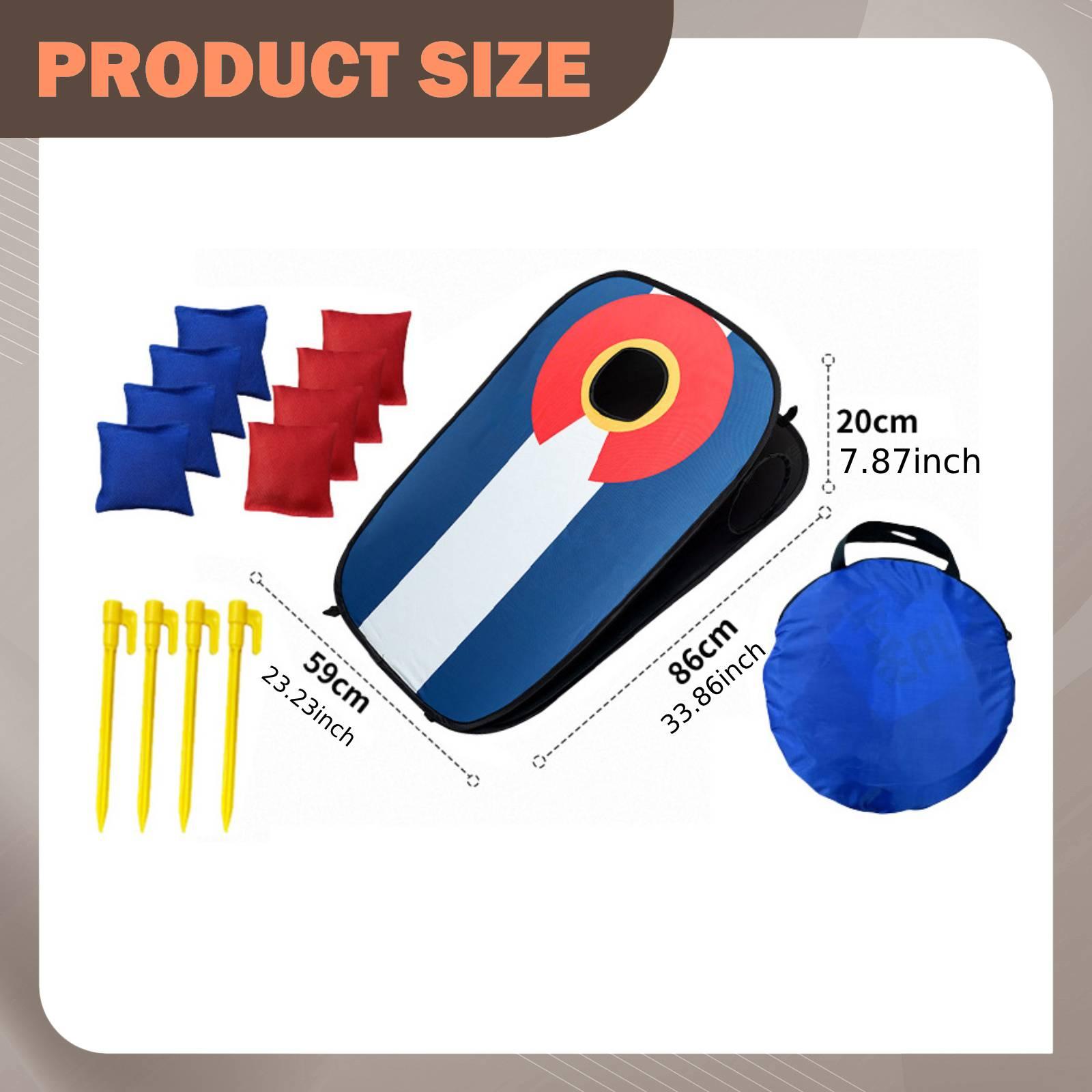 Set Permainan Corn Hole Portab - Cornhole Board Set ulasan dan harga