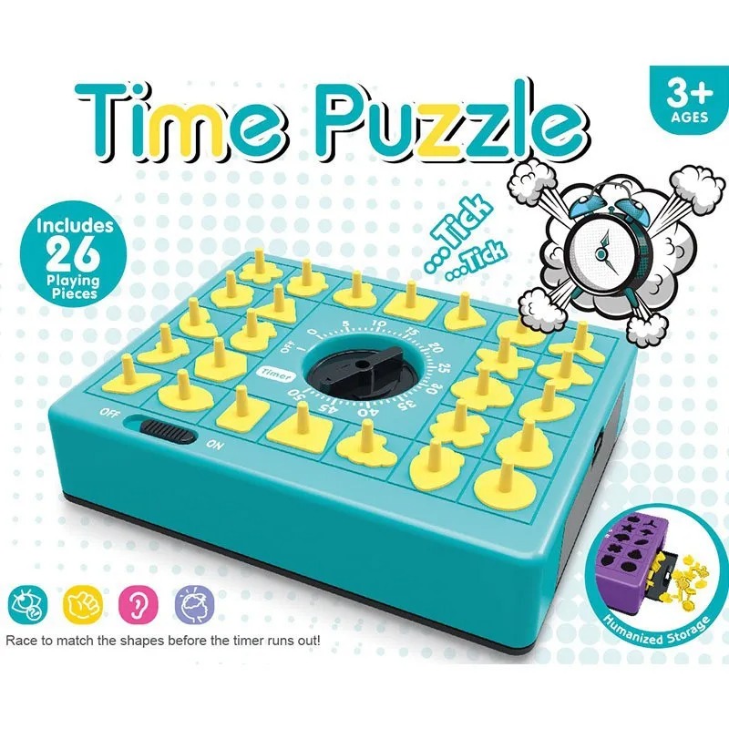 Puzzle Papan Waktu Anak-anak,  - Party Games Quiz ulasan dan harga