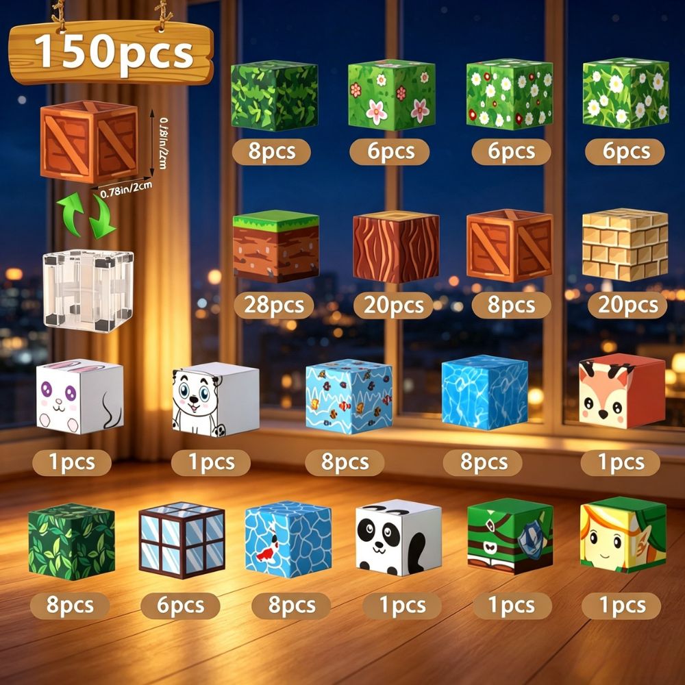KAVOWORLD 150pcs Blok Bangunan - Party Games Indoor For 6 12 Year Olds ulasan dan harga