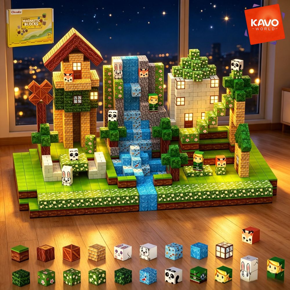 KAVOWORLD 150pcs Blok Bangunan - Party Games Indoor For 6 12 Year Olds ulasan dan harga