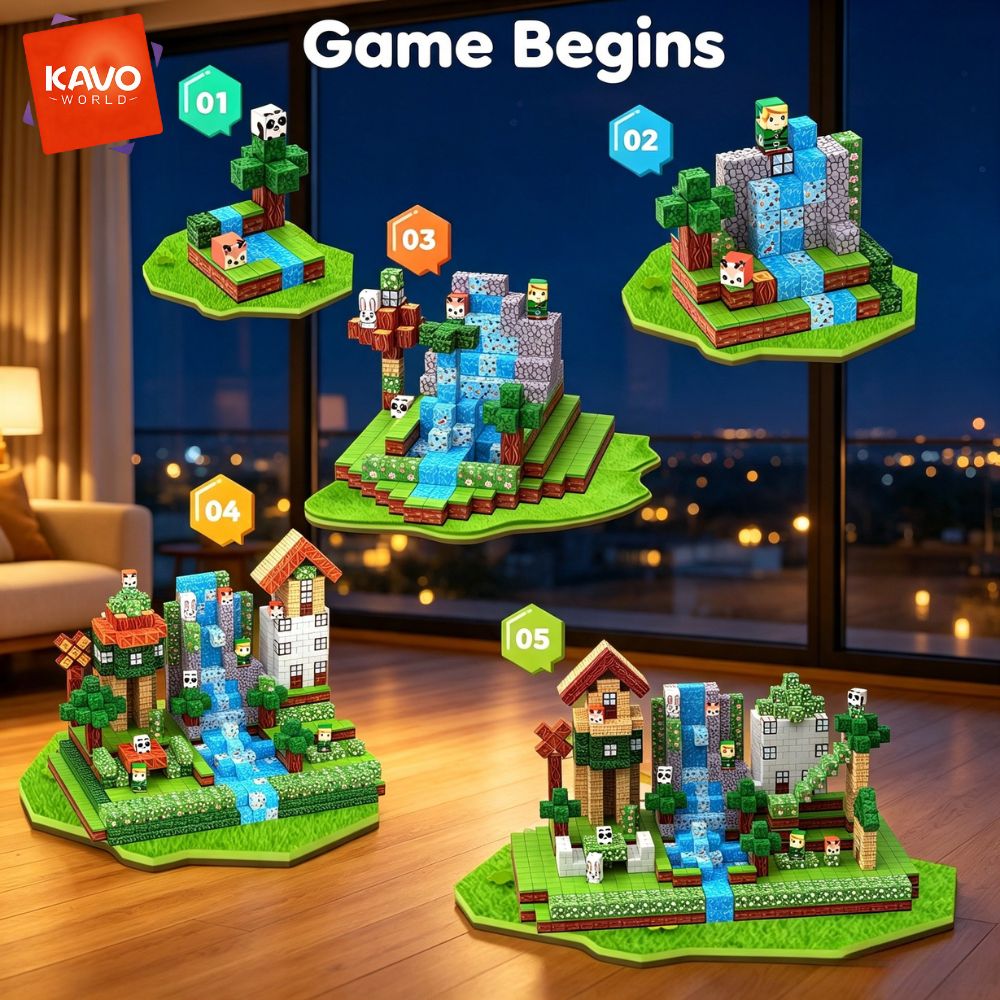 KAVOWORLD 150pcs Blok Bangunan - Party Games Indoor For 6 12 Year Olds ulasan dan harga