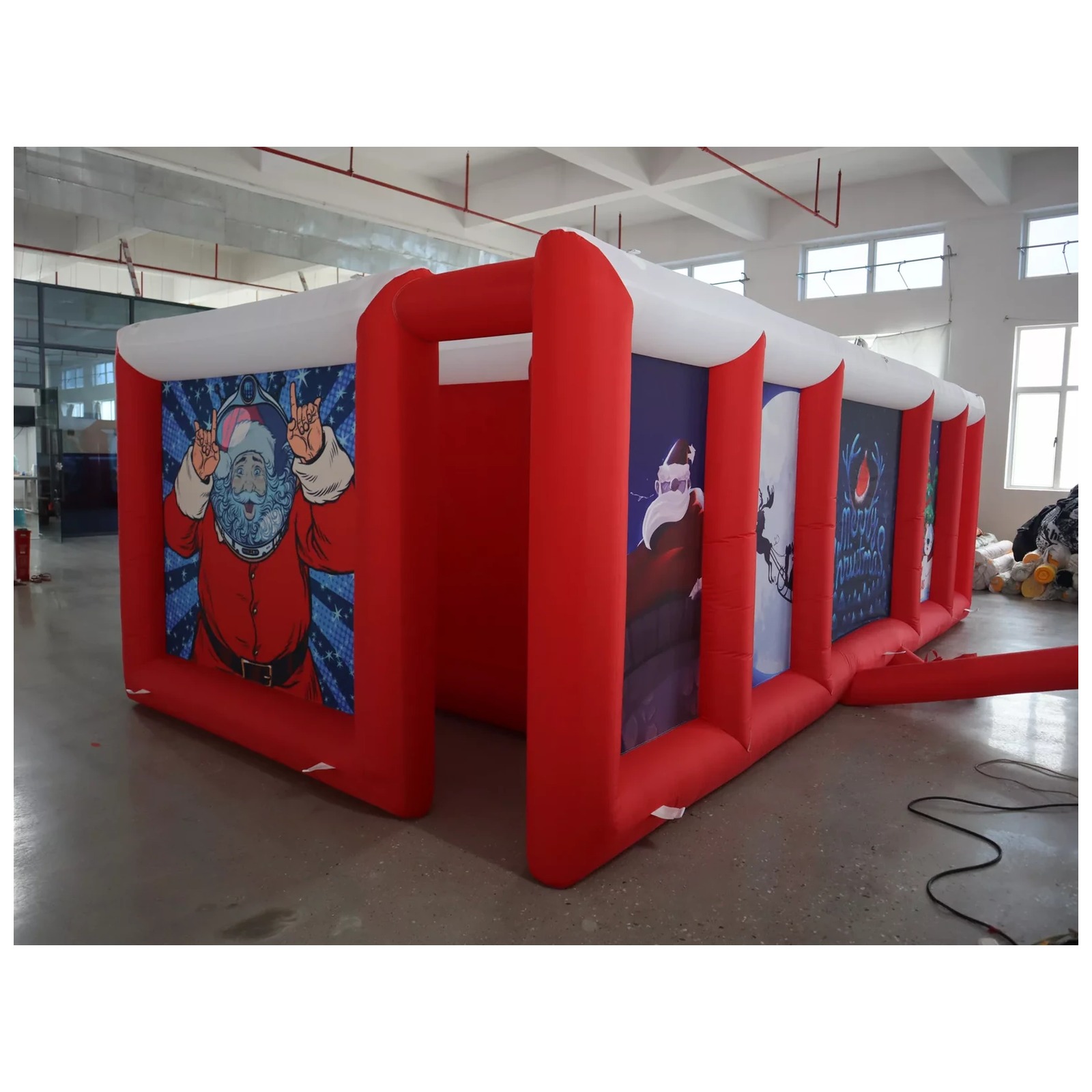 Labirin Tiup Atap Datar Merah  - Kids Party Games ulasan dan harga
