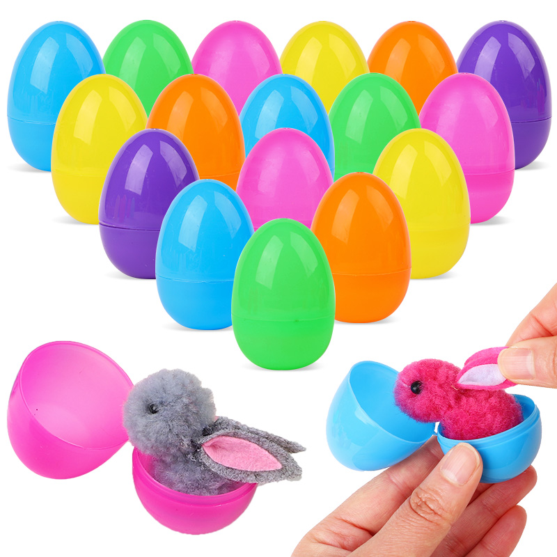 24/48Pcs Telur Paskah Lucu den - Party Games Egg ulasan dan harga
