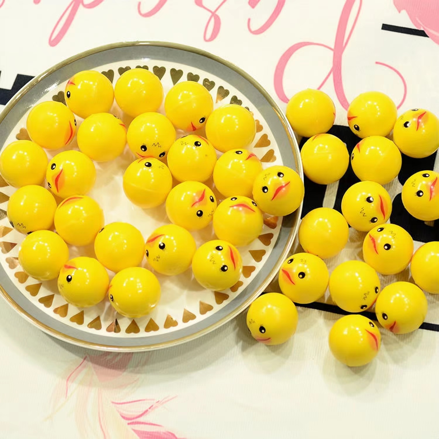 Bola Memantul 32Mm Bola Plasti - Party Games Egg ulasan dan harga