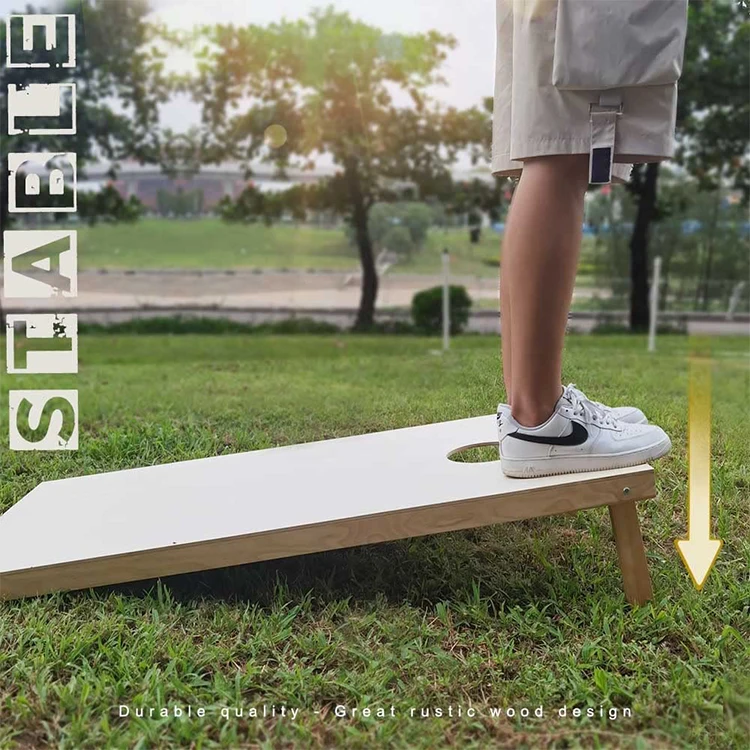 Termasuk Set 8 Kantong Lempar  - Cornhole Board Set ulasan dan harga